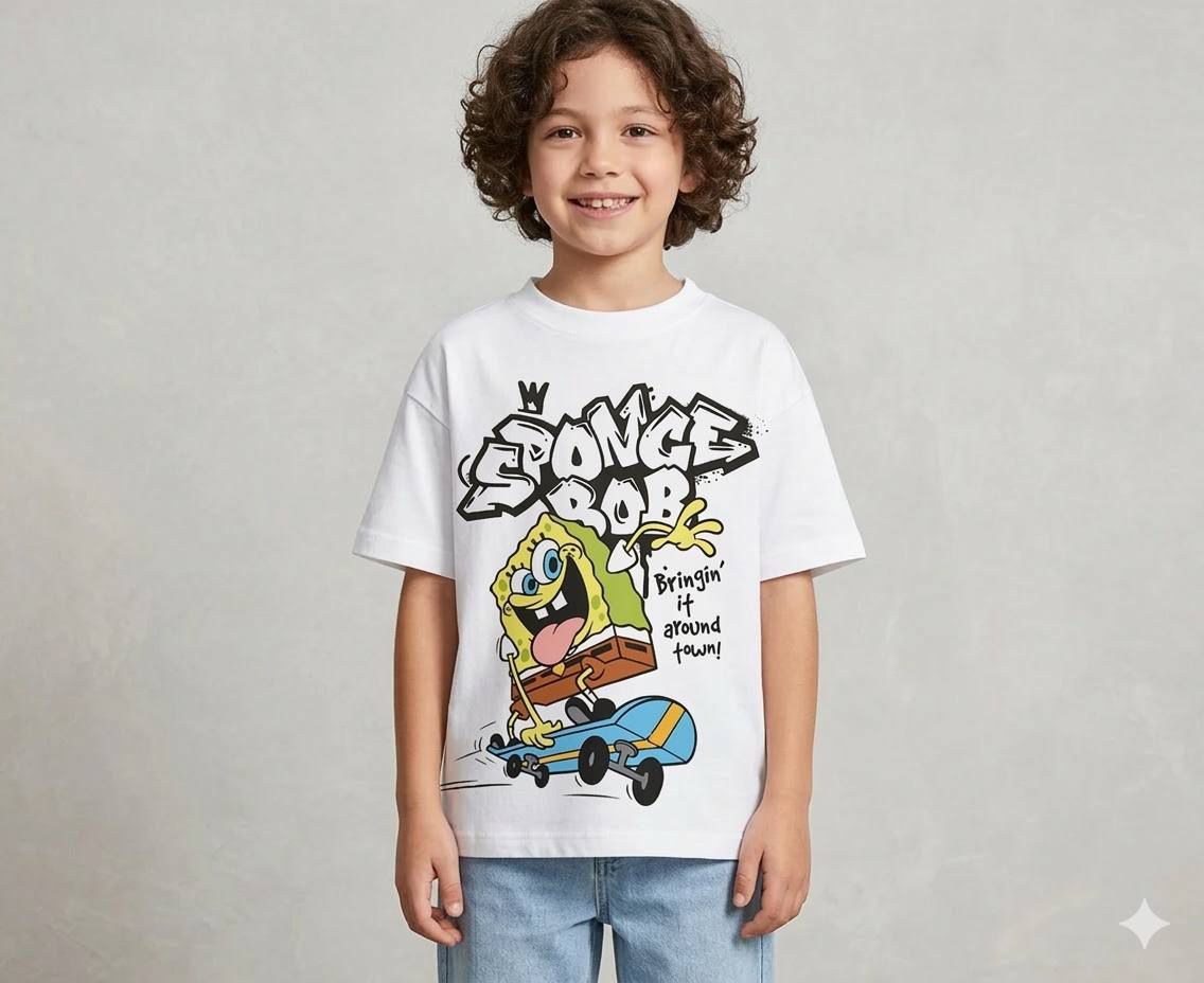 Sponge Bob Erkek Çocuk Tshirt