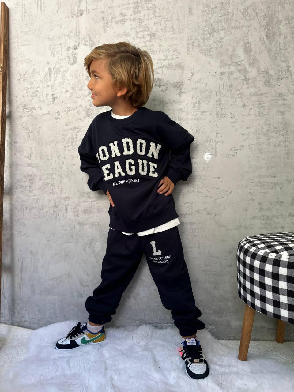 SÜZENE LONDON LEAGUE NAKIŞLI ZR MODEL LACİVERT ERKEK ÇOCUK TAKIM
