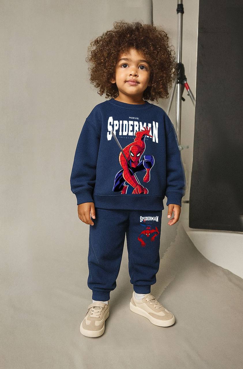 Spiderman Baskılı Lacivert Erkek Çocuk Takım