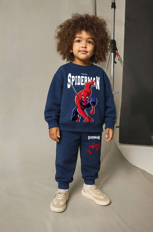 Spiderman Baskılı Lacivert Erkek Çocuk Takım