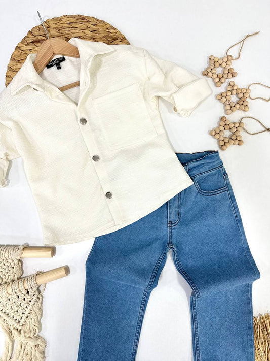 Kot Pantolon- Gömlek Takım