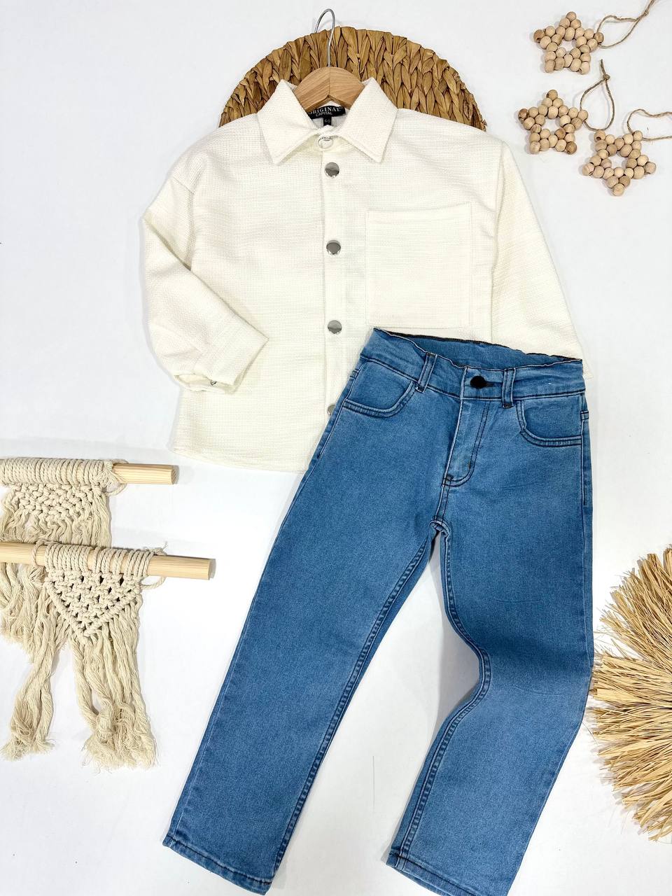 Kot Pantolon- Gömlek Takım