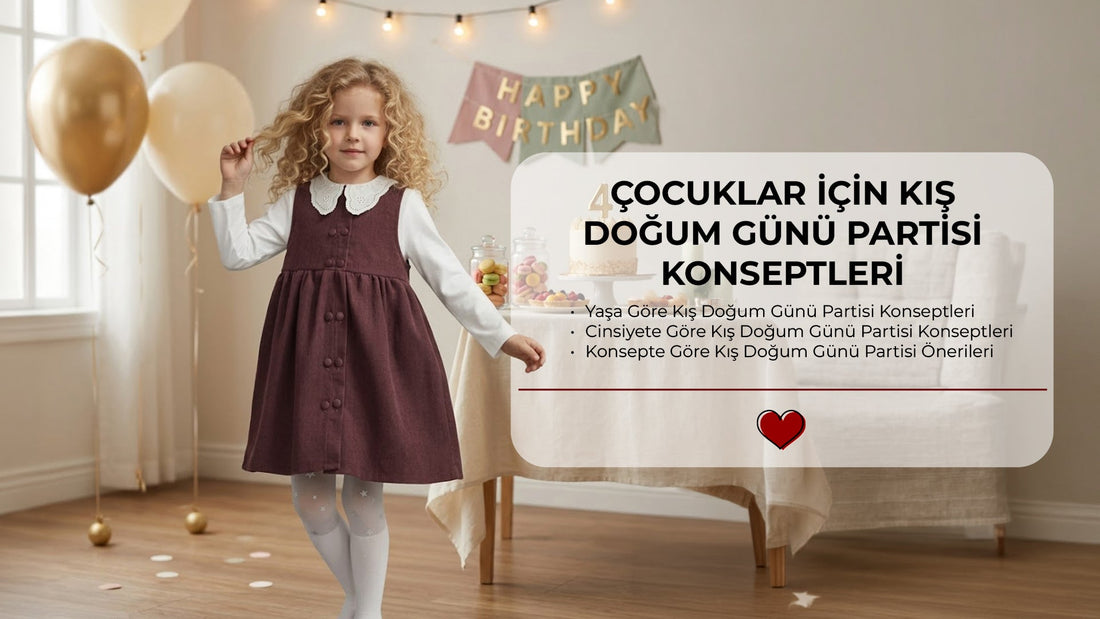 Çocuklar İçin Kış Doğum Günü Partisi Konseptleri