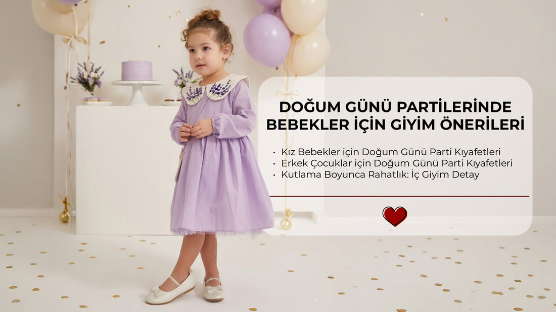 Doğum Günü Partilerinde Bebekler İçin Giyim Önerileri