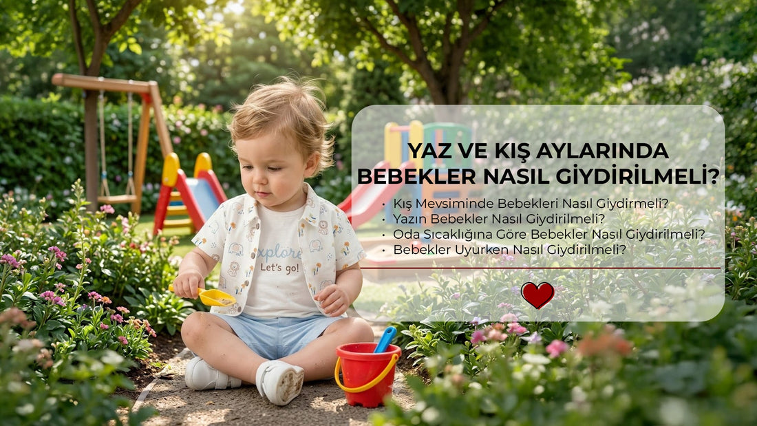 Yaz ve Kış Aylarında Bebekler Nasıl Giydirilmeli?
