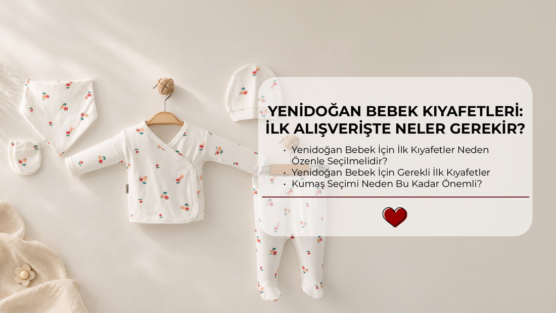 Yenidoğan Bebek Kıyafetleri: İlk Alışverişte Neler Gerekir?