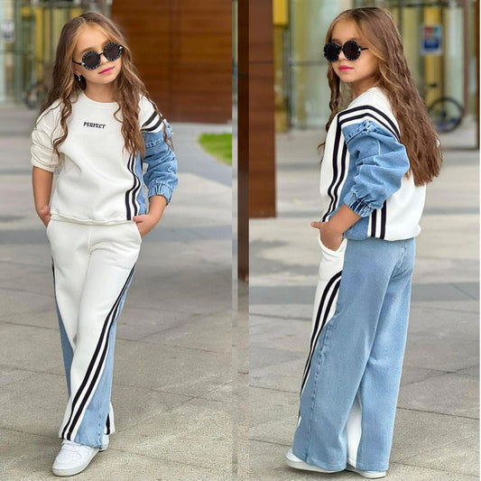 PERFECT BEYAZ KIZ ÇOCUK TAKIM