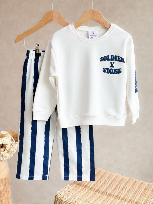 Slogan Baskılı Erkek Çocuk Takım