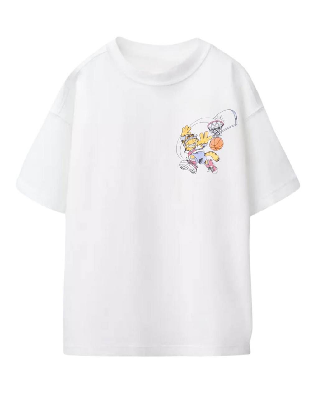 Garfield Baskılı Unisex Tshirt