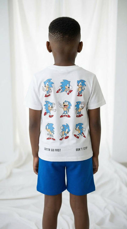 Sonic Erkek Çocuk Şortlu Takım