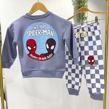 Spiderman Baskılı Erkek Çocuk Takım