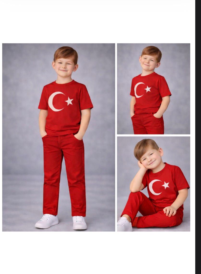Bayrak Tshirt Unisex 13-16 Yaş