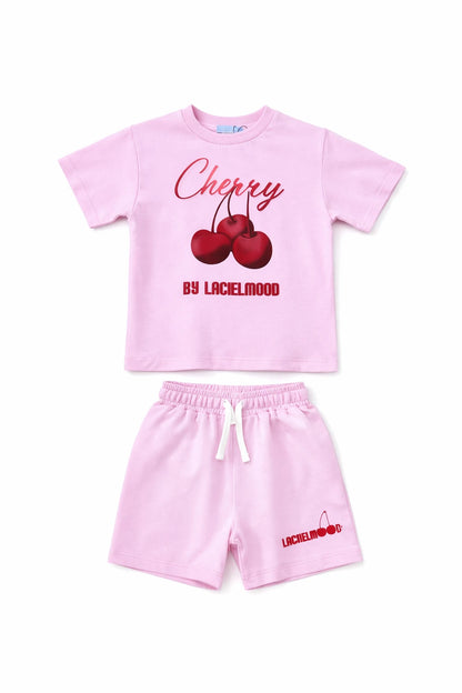 Kız Çocuk Cherry Mood Oversize Takım
