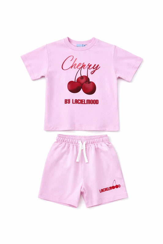 Kız Çocuk Cherry Mood Oversize Takım