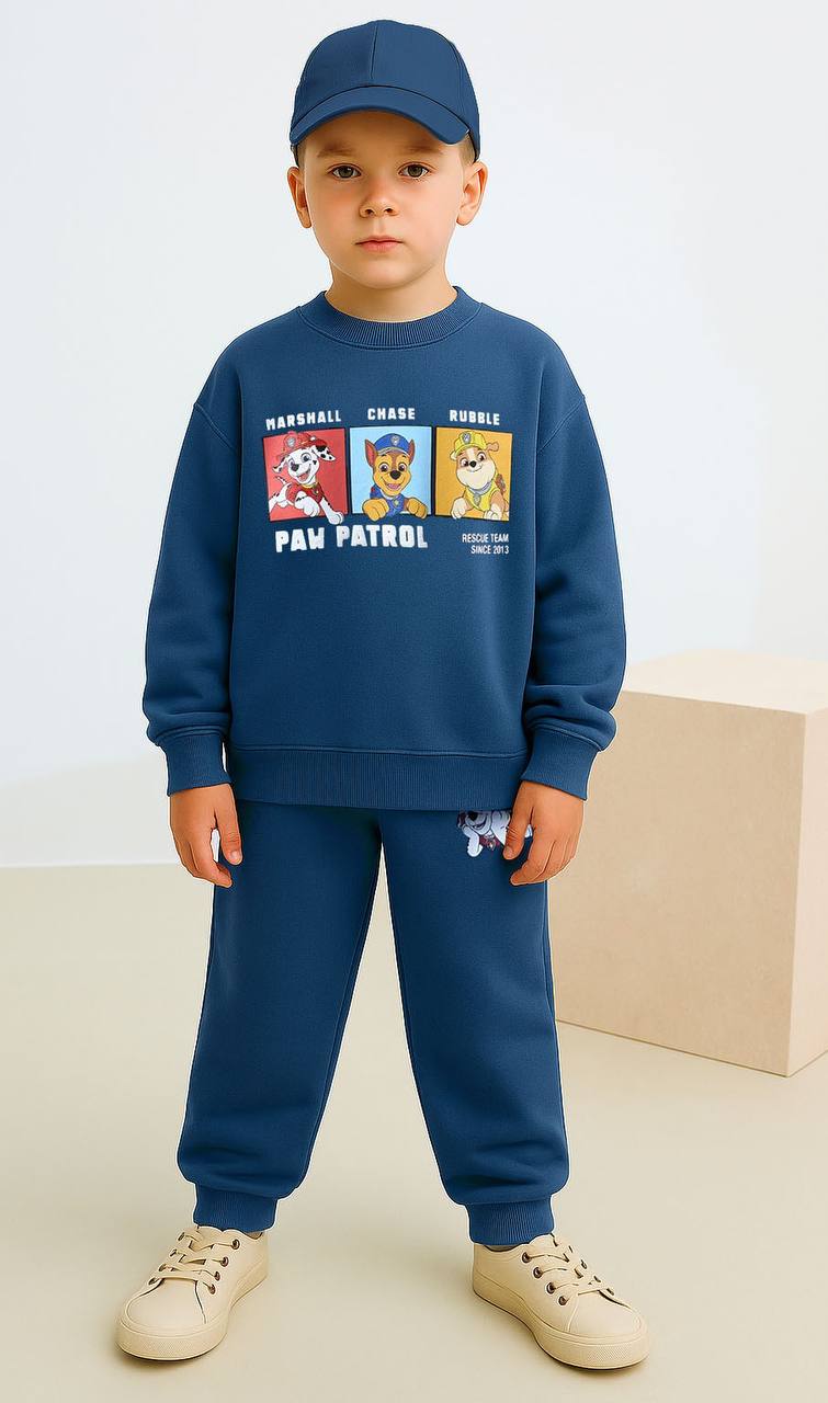 Paw Patrol Koyu Mavi Erkek Çocuk Takım