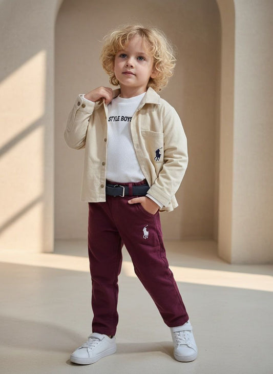 Style Boy Gabardin 3'lü Takım