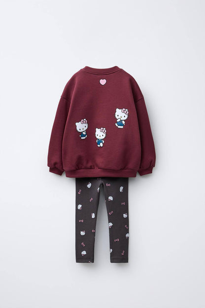Hello Kitty Kız Çocuk Taytlı Takım